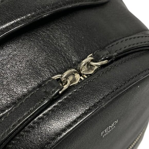 Auth FENDI By the Way Mini Backpack 8BZ036 Black Leather - Backpack - Picture 10 of 15